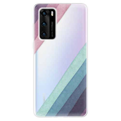 Odolné silikónové puzdro iSaprio - Glitter Stripes 01 - Huawei P40