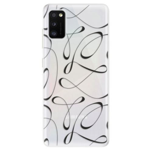 Odolné silikónové puzdro iSaprio - Fancy - black - Samsung Galaxy A41
