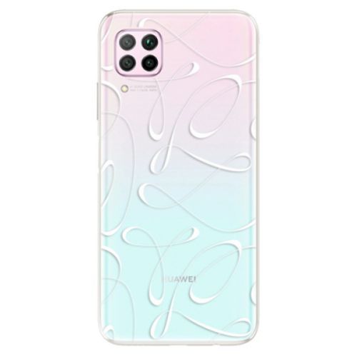 Odolné silikónové puzdro iSaprio - Fancy - white - Huawei P40 Lite