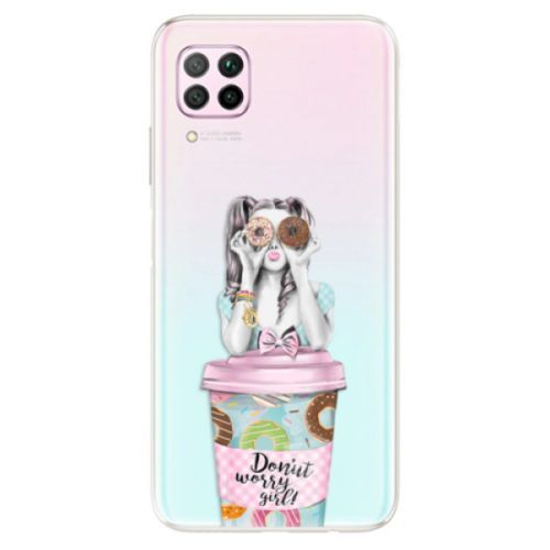 Odolné silikónové puzdro iSaprio - Donut Worry - Huawei P40 Lite