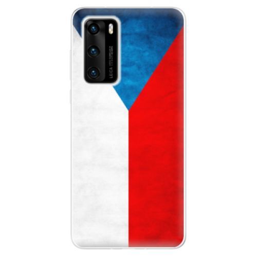Odolné silikónové puzdro iSaprio - Czech Flag - Huawei P40
