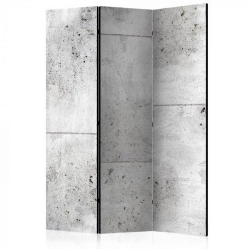Paraván Concretum murum Dekorhome 135x172 cm (3-dílný)