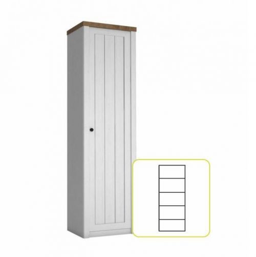 Policová skříň PROVANCE sosna andersen / dub lefkas Tempo Kondela