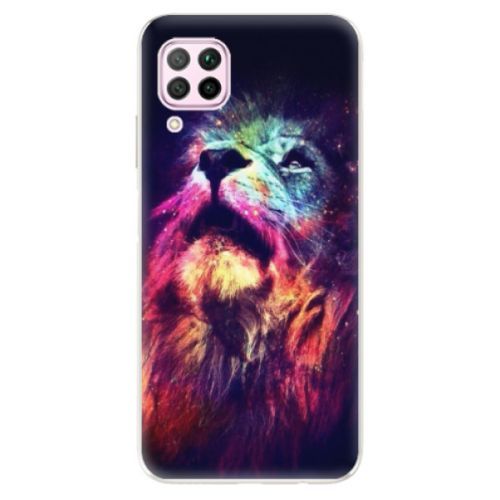 Odolné silikónové puzdro iSaprio - Lion in Colors - Huawei P40 Lite