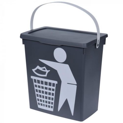 Odpadkový koš Bio 12L šedý