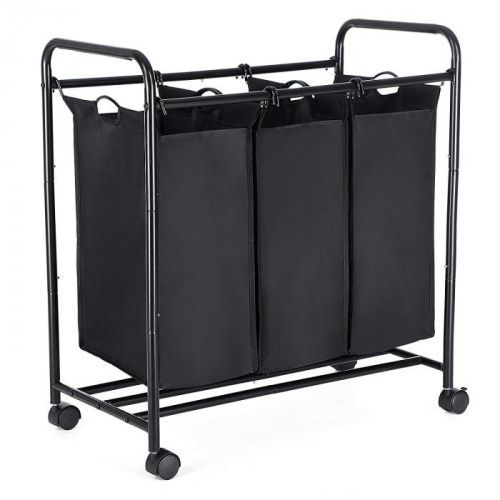 Koš na prádlo LEE 3x44 L černý