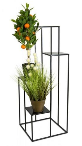 Stojan na květiny 110 cm černý