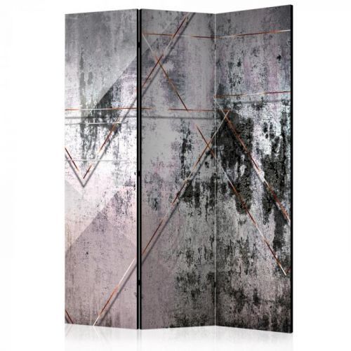 Paraván Geometric Wall Dekorhome 135x172 cm (3-dílný)