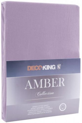 Bavlněné prostěradlo AmeliaHome AMBER levandulové