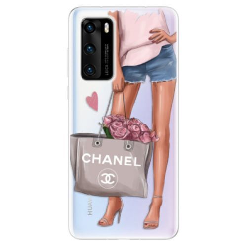 Odolné silikónové puzdro iSaprio - Fashion Bag - Huawei P40