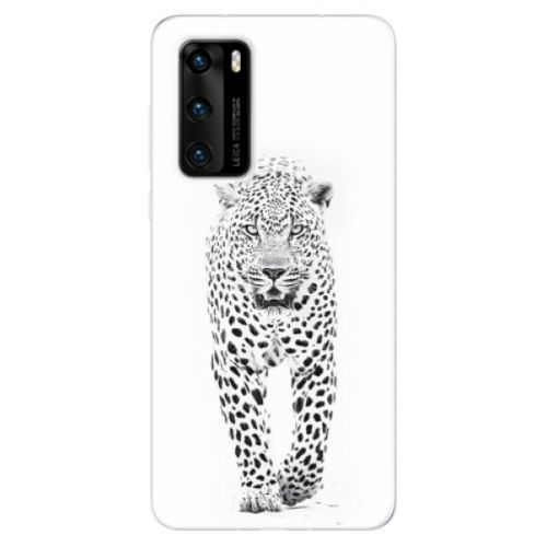 Odolné silikónové puzdro iSaprio - White Jaguar - Huawei P40