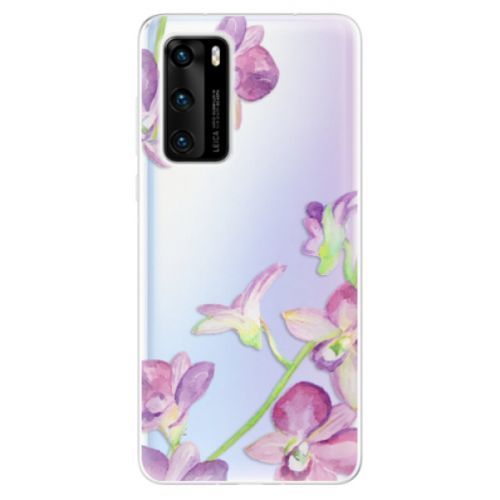 Odolné silikónové puzdro iSaprio - Purple Orchid - Huawei P40