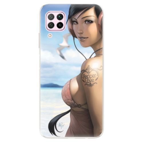 Odolné silikónové puzdro iSaprio - Girl 02 - Huawei P40 Lite