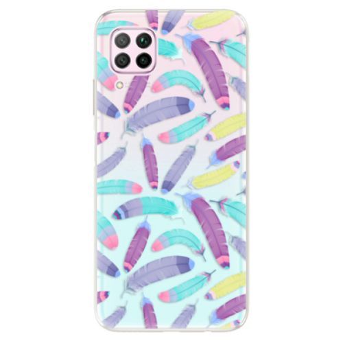 Odolné silikónové puzdro iSaprio - Feather Pattern 01 - Huawei P40 Lite