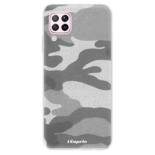 Odolné silikónové puzdro iSaprio - Gray Camuflage 02 - Huawei P40 Lite