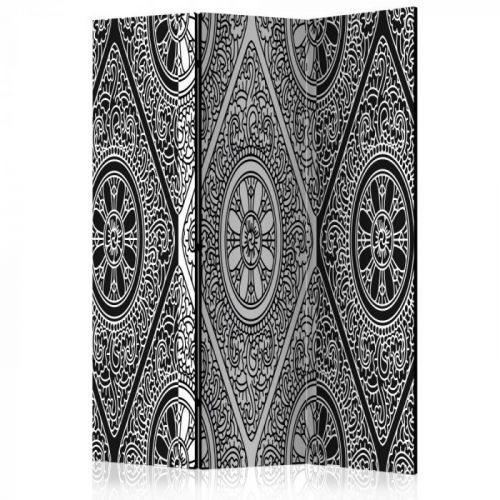 Paraván Ethnic Monochrome Dekorhome 135x172 cm (3-dílný)