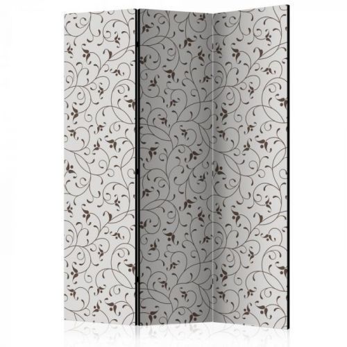 Paraván Black Twigs Dekorhome 135x172 cm (3-dílný)