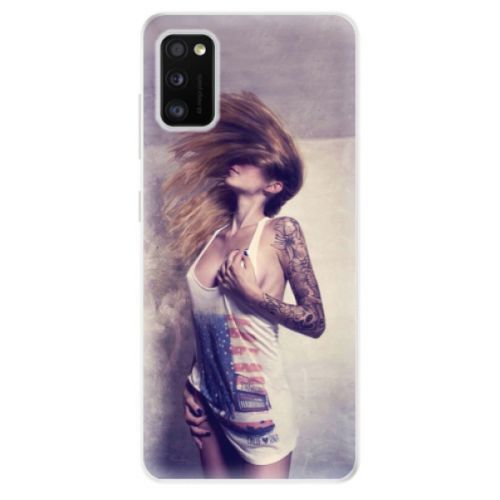Odolné silikónové puzdro iSaprio - Girl 01 - Samsung Galaxy A41