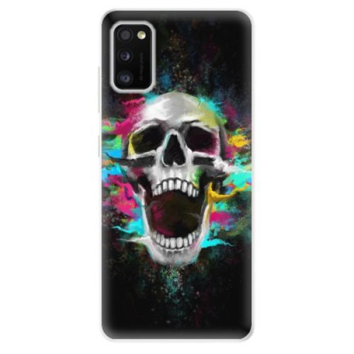 Odolné silikónové puzdro iSaprio - Skull in Colors - Samsung Galaxy A41