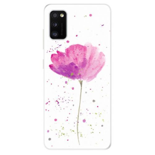 Odolné silikónové puzdro iSaprio - Poppies - Samsung Galaxy A41