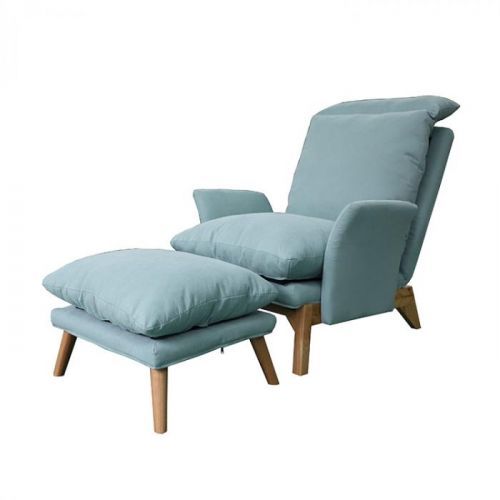 Křeslo s podnoží ZANDER mentolová / přírodní Tempo Kondela