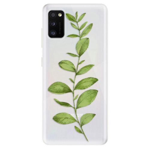 Odolné silikónové puzdro iSaprio - Green Plant 01 - Samsung Galaxy A41