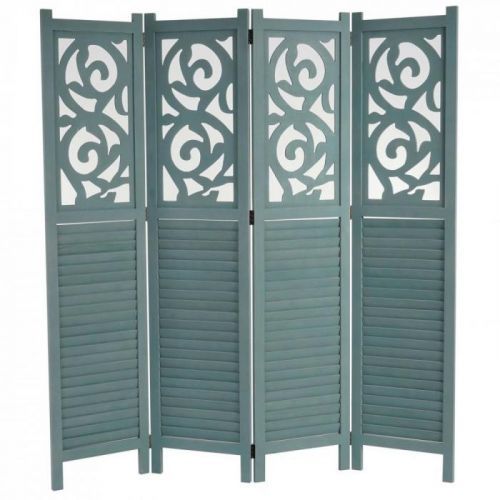 Designový paravan 4-dílný WH5825+6 Zelená