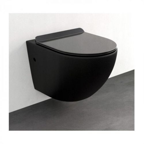 Závesná WC misa MEXEN LENA SLIM čierna