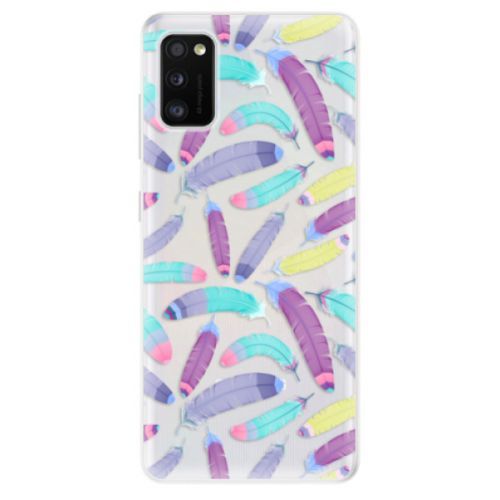 Odolné silikónové puzdro iSaprio - Feather Pattern 01 - Samsung Galaxy A41