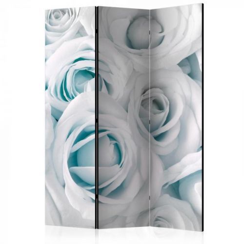 Paraván Satin Rose (Turquoise) Dekorhome 135x172 cm (3-dílný)