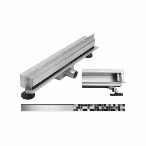 Odtokový žlab ke stěně MEXEN FLAT WALL 60 cm