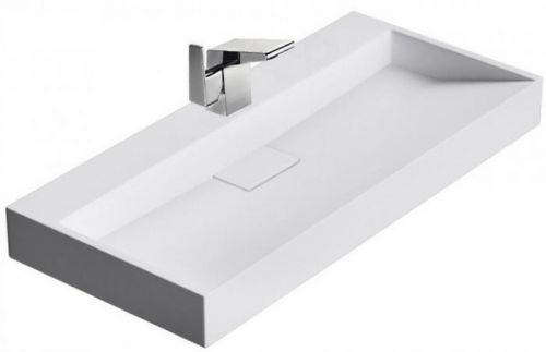 Umývadlo na dosku Goya konglomerátové 70 cm - biele