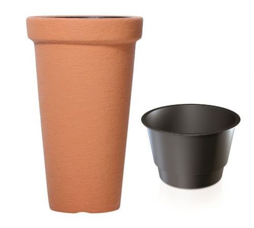 Protáhlý květináč Classic oranžový