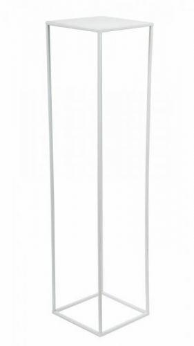 Stojan na květiny 100 cm- BÍLÝ