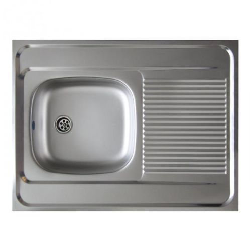 Nerezový dřez LAY ON univerzální 80x60 Tempo Kondela