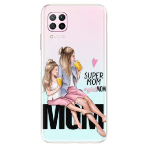 Odolné silikónové puzdro iSaprio - Milk Shake - Blond - Huawei P40 Lite