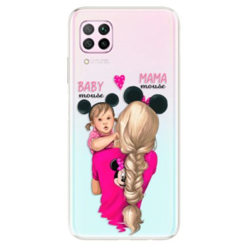 Odolné silikónové puzdro iSaprio - Mama Mouse Blond and Girl - Huawei P40 Lite