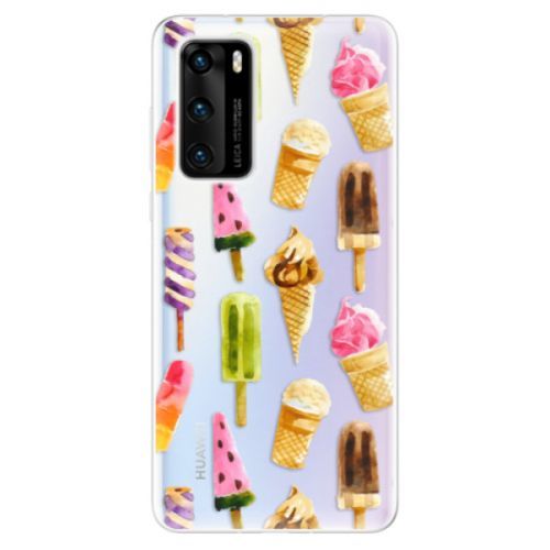 Odolné silikónové puzdro iSaprio - Ice Cream - Huawei P40