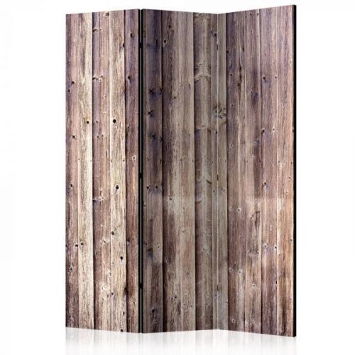 Paraván Wooden Charm Dekorhome 135x172 cm (3-dílný)