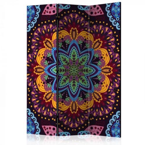 Paraván Colourful Kaleidoscope Dekorhome 135x172 cm (3-dílný)
