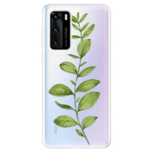 Odolné silikónové puzdro iSaprio - Green Plant 01 - Huawei P40