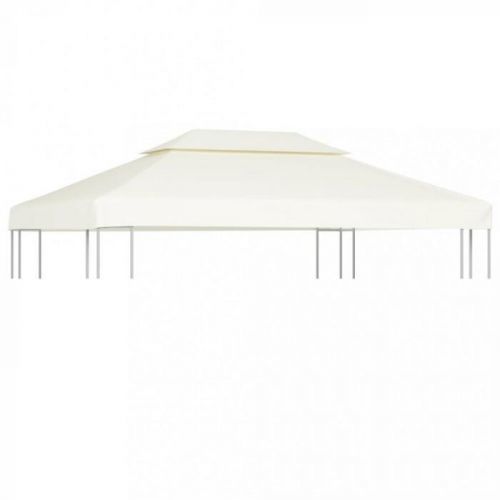 Nepromokavá náhradní střecha na altán 3x4m Dekorhome Krémová