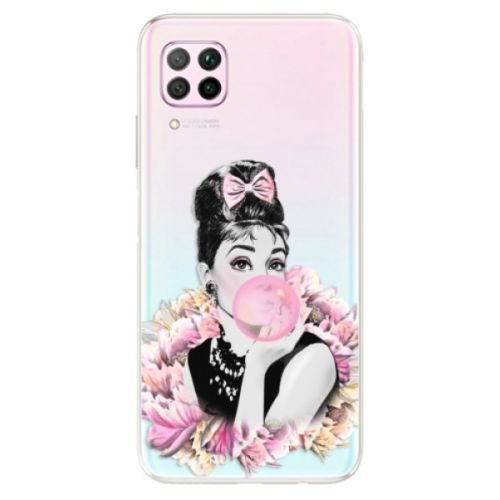 Odolné silikónové puzdro iSaprio - Pink Bubble - Huawei P40 Lite