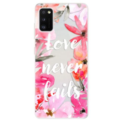 Odolné silikónové puzdro iSaprio - Love Never Fails - Samsung Galaxy A41