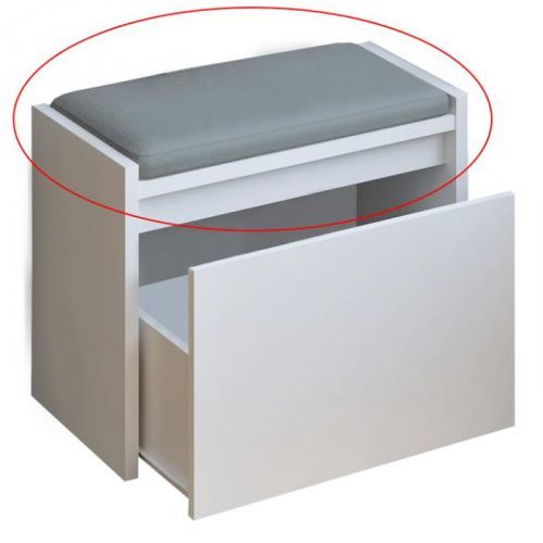 Polštář k lavici BERGI šedá Tempo Kondela