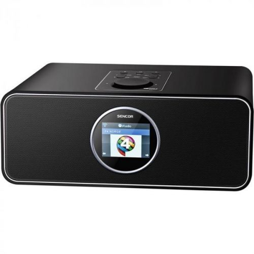 Internetový rádioprijímač Sencor SIR 6000WDB čierny... Internetové rádio, DAB+/FM tuner, Wi-Fi, Bluetooth, USB vstup, ovládací app AirMusic, UPnP, DLN