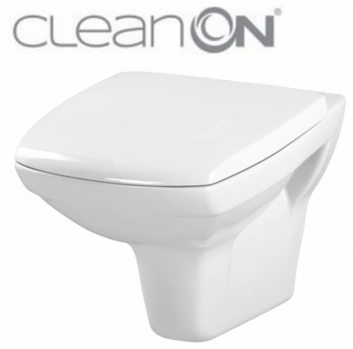 CERSANIT - ZÁVĚSNÁ MÍSA CARINA NEW CLEANON + SEDATKO (K31-046+K98-0068)