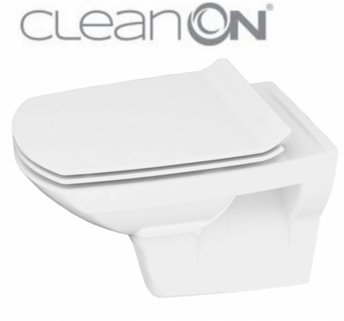 CERSANIT - ZÁVĚSNÁ MÍSA CARINA NEW CLEANON + SEDATKO (K31-046+K98-0135)