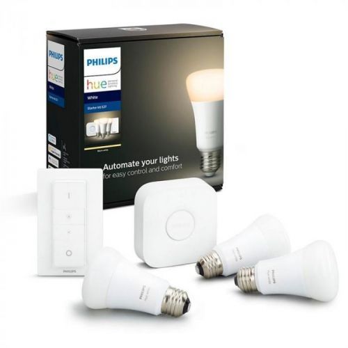 Štartovacia sada Philips Hue Bluetooth 9W, E27, White (3ks) +...