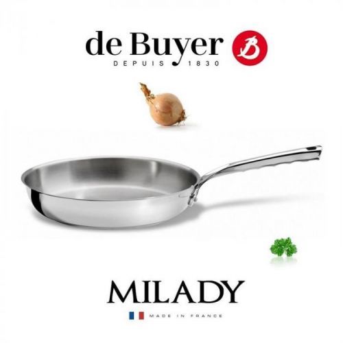 Panvica de Buyer Milady 3412.28 nerez... Ideální pro smažení, prudké opečení, flambování, průměr 28 cm, objem 1,8 l.